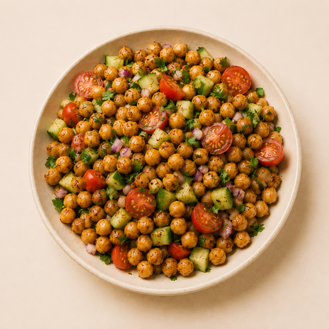 Roasted Chickpea Salad