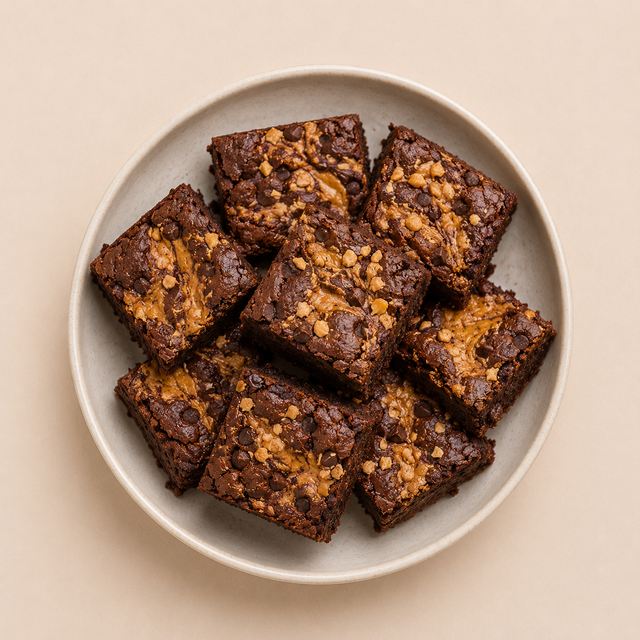 Crunchy Peanut Butter Brownies