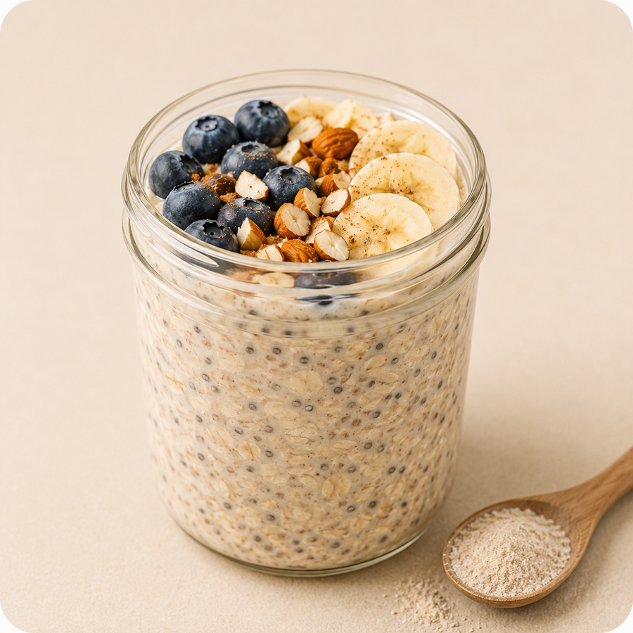 High-Fiber Overnight Oats