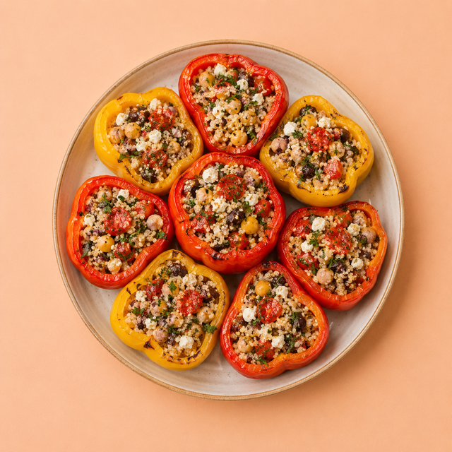 Mediterranean Stuffed Bell Peppers