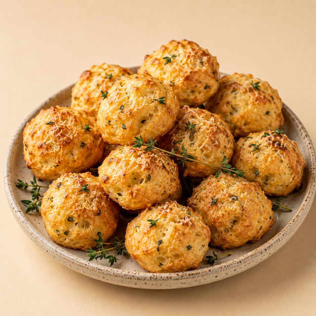 Thyme & Gruyère Gougères