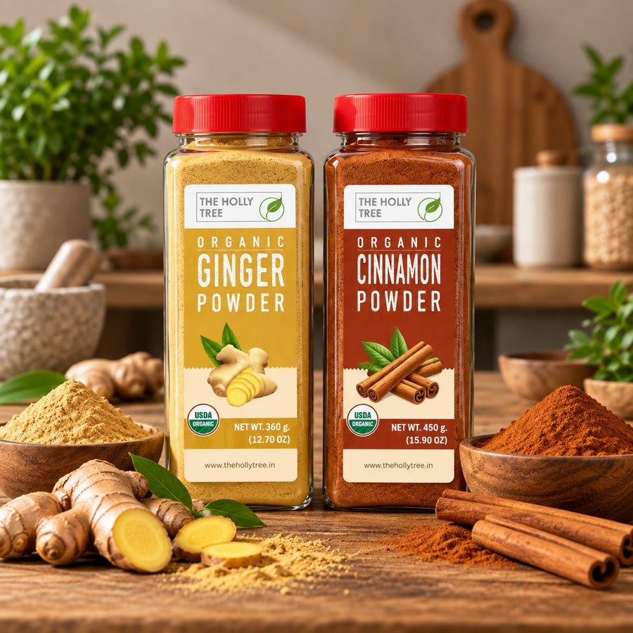 Ginger Powder + Cinnamon Powder