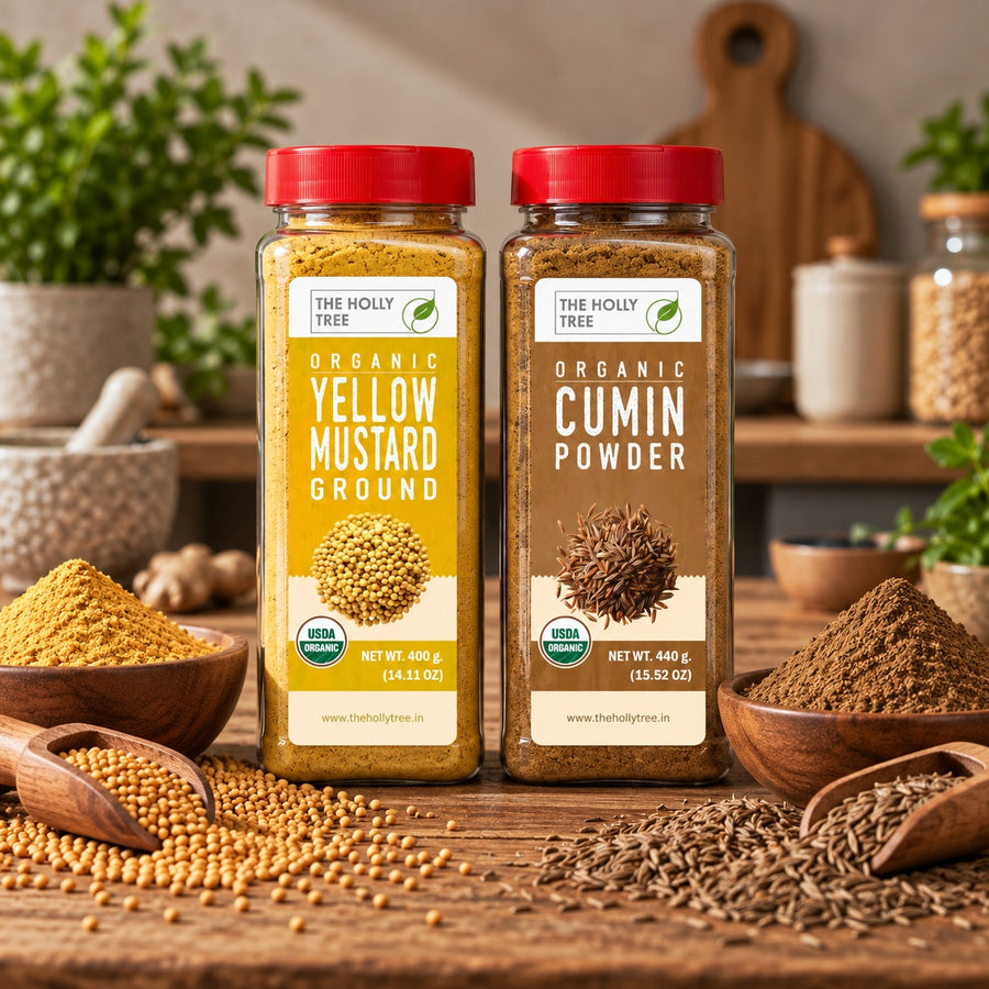 Yellow Mustard Ground + Cumin Powder